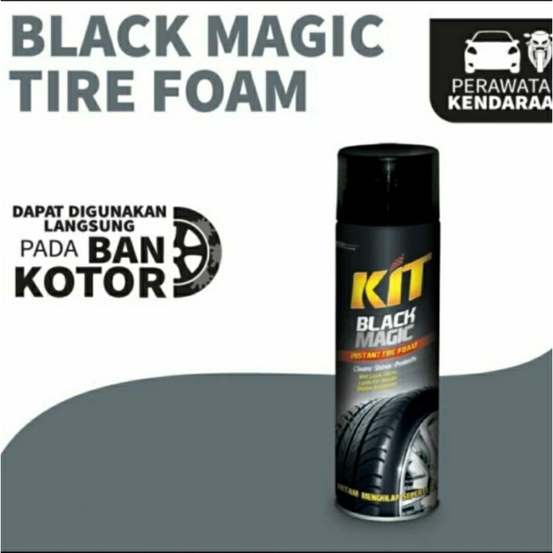 Sap KIT Black Magic Tier Foam / Semir Ban Mobil / Motor Busa - 400ml