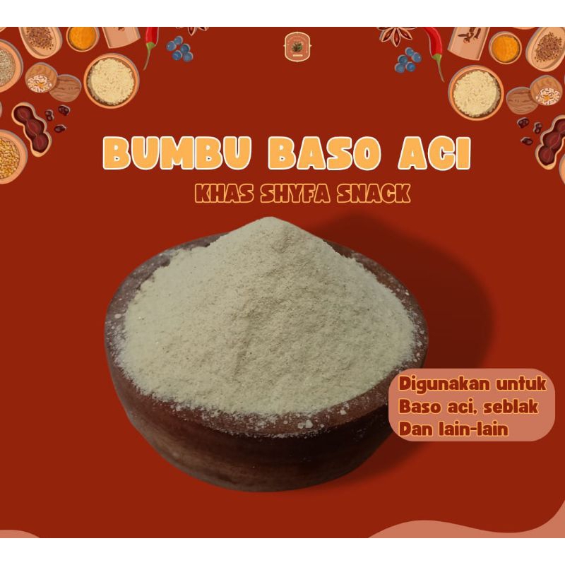

BUMBU BASO ACI, SEBLAK, DAN CUANKI 500 GRAM BY SHYFA SNACK