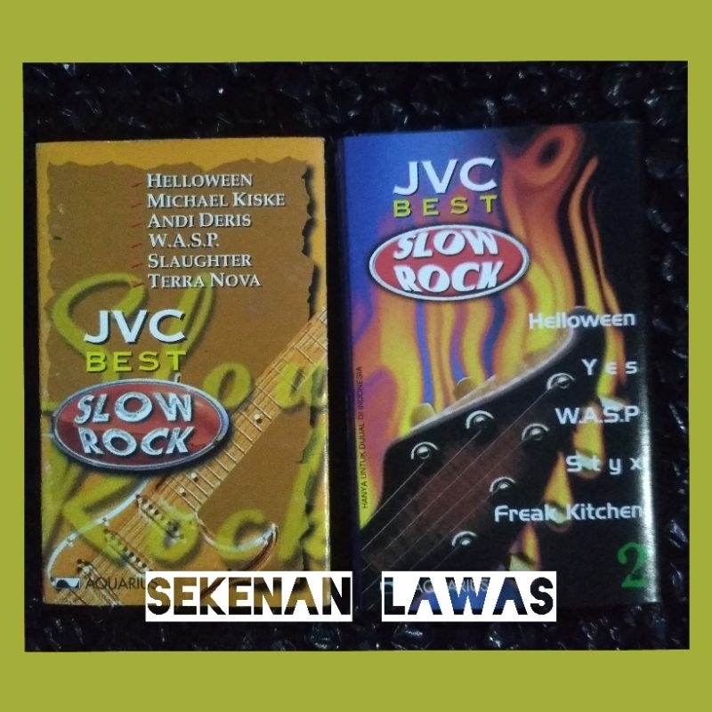 Kaset Pita JVC Best Slow Rock 1&2 /Sepaket /Helloween, Michael Kiske, Angra, Axel Rudi Pell, Wasp dl