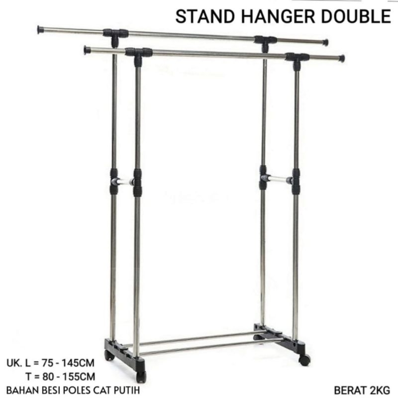 stand hanger double