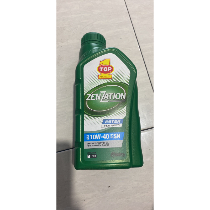 OLI MESIN MOBIL BENSIN ZENZATION TOP 1 10W-40 (1liter)