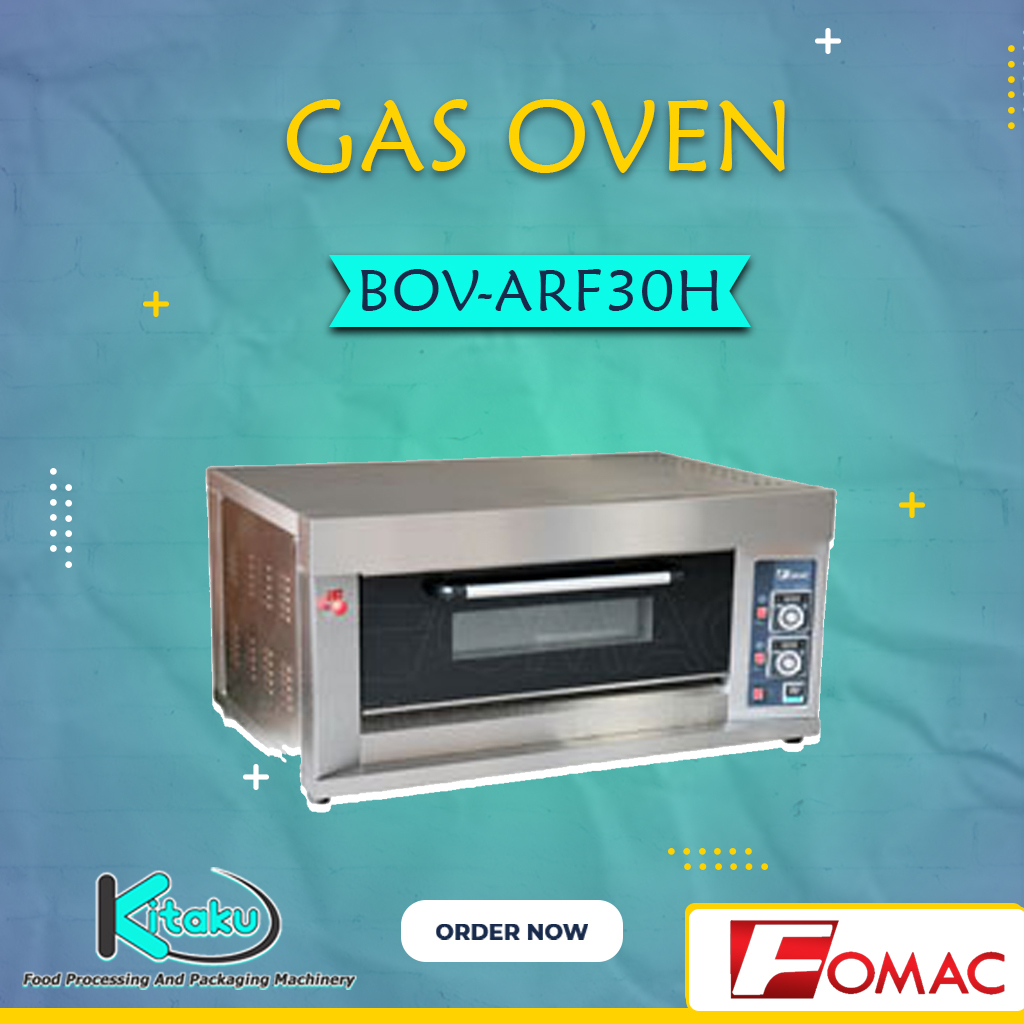 Fomac BOV-ARF30H Oven Gas 1 Deck 3 Tray 184x93x73cm