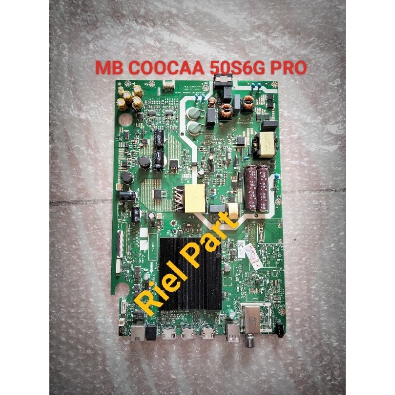MB MAINBOARD MOBO MODUL MOTHERBOARD MESIN TV LED SMART COOCAA 50S6G PRO 50S 6G PROMAX