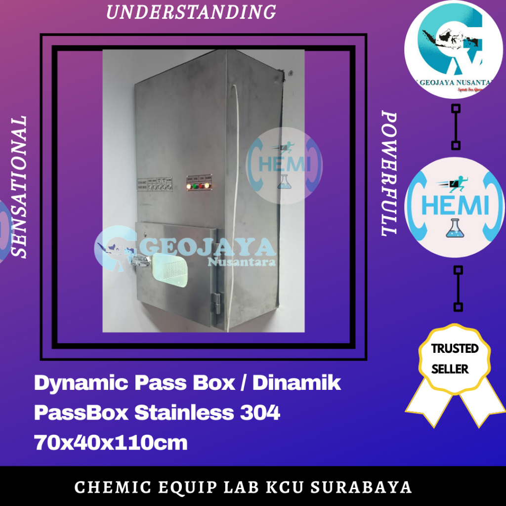 Dynamic Pass Box / Dinamik PassBox Stainless 304 70x40x110cm