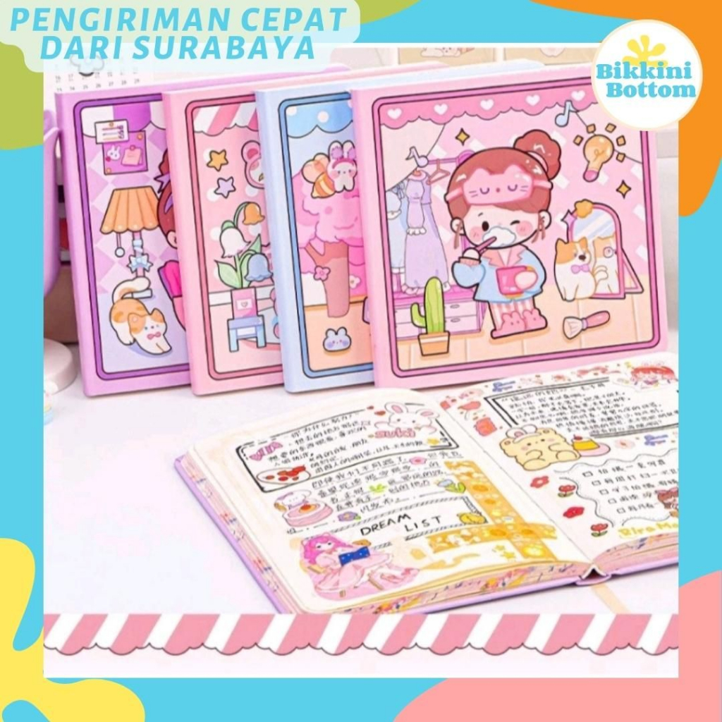 

NOTEBOOK MOTIF DIARY JURNAL AGENDA BINDER PERSEGI NB29-870