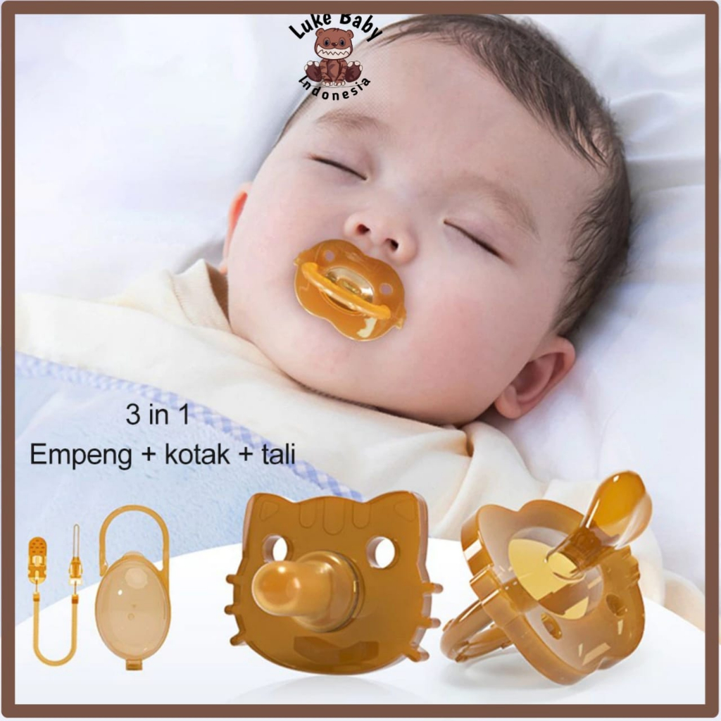 Dot empeng bayi newborn(BPA Free) /empeng bayi silikon lembut/kompeng bayi 0 6 bulan