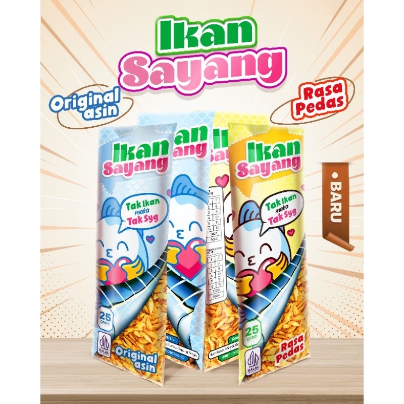 

IKAN SAYANG MANTAP - VARIAN RASA: ORIGINAL ASIN & PEDAS