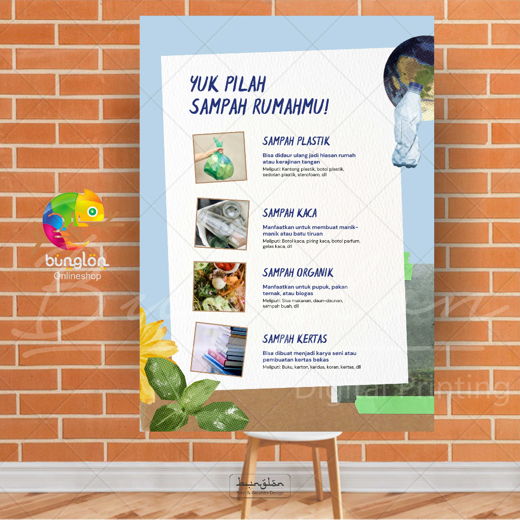 

Poster Edukasi Yuk Pilih Sampah Rumahmu