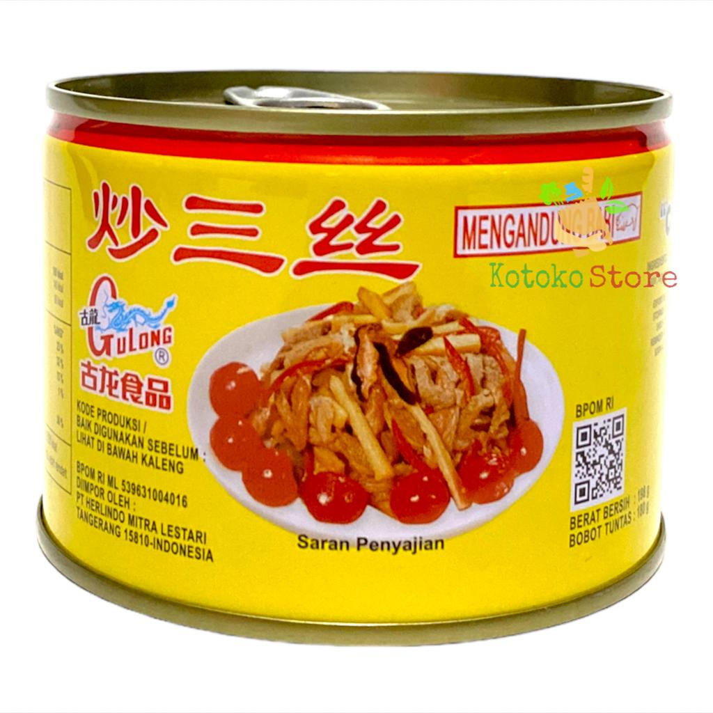 

Gulong Chaosansi / Gulong Chao San Si / Daging Babi dan Rebung 198gr