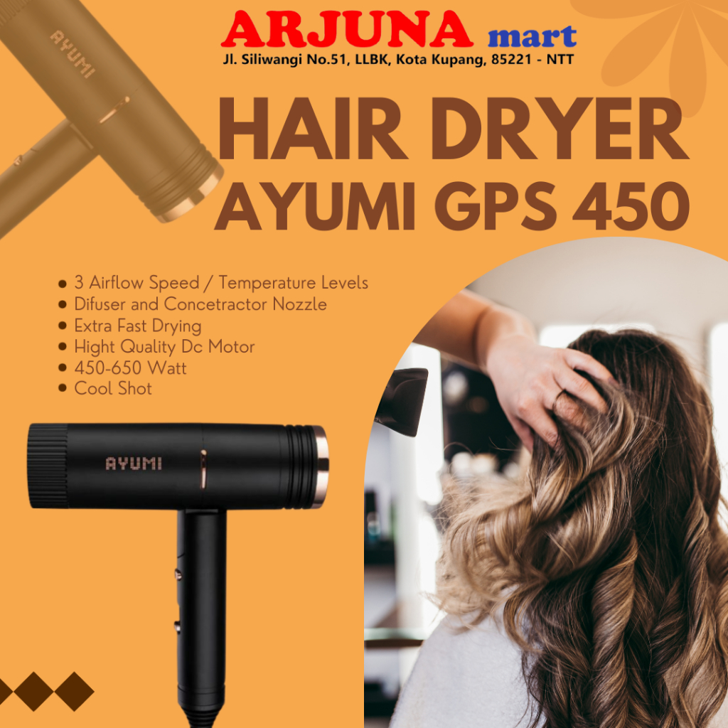 AYUMI HAIR DRYER GPS 450
