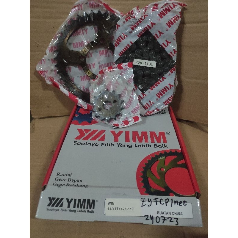 GEAR SET / RANTAI KIT YIMM MOTOR WIN