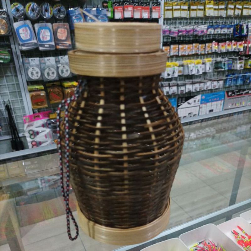 Kepis Bambu Tempat Ikan Wader / Micro Fishing Tanpa Leher