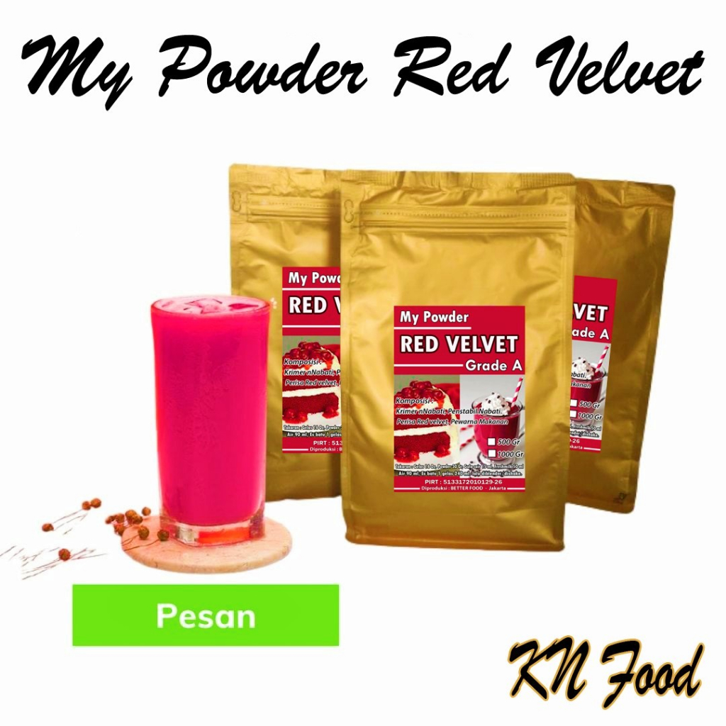 

My Powder Rasa Red Velvet Grade A 1 Kg