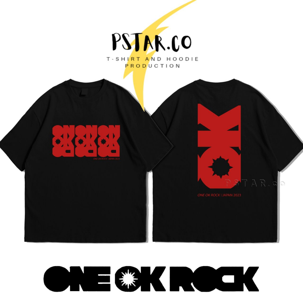 Kaos One Ok Rock Merch Japan Tour 2023