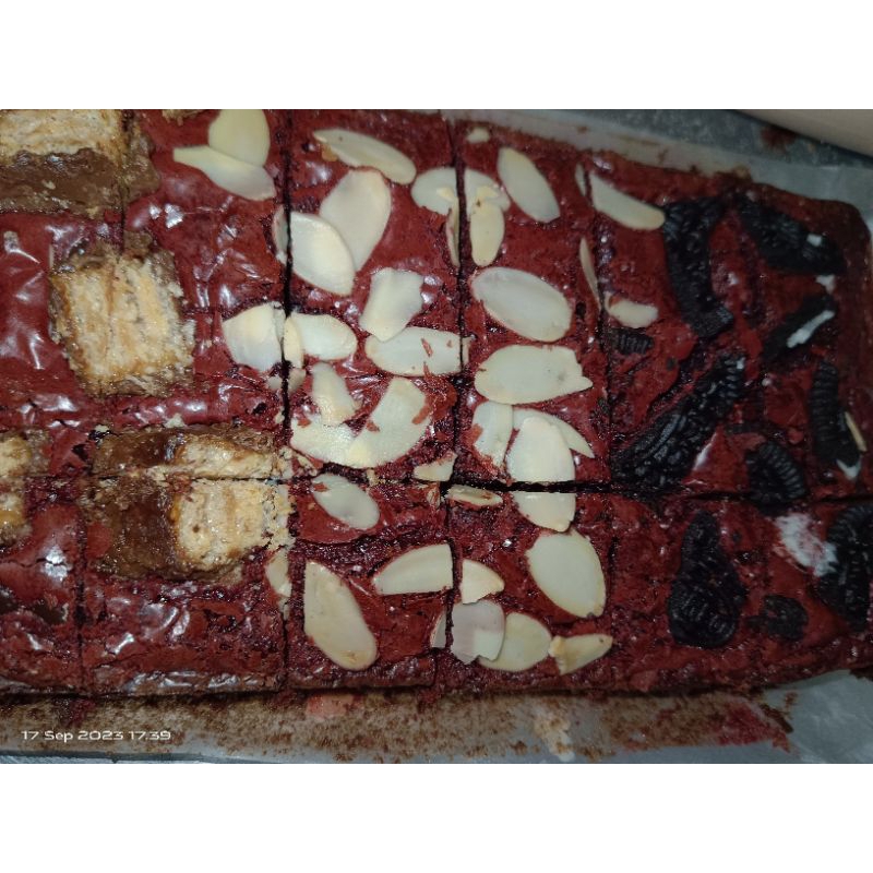 

brownies Panggang Red Velvet