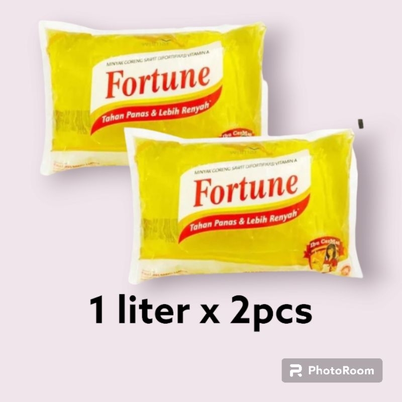 

2pcs x 1liter minyak goreng fortune bantal