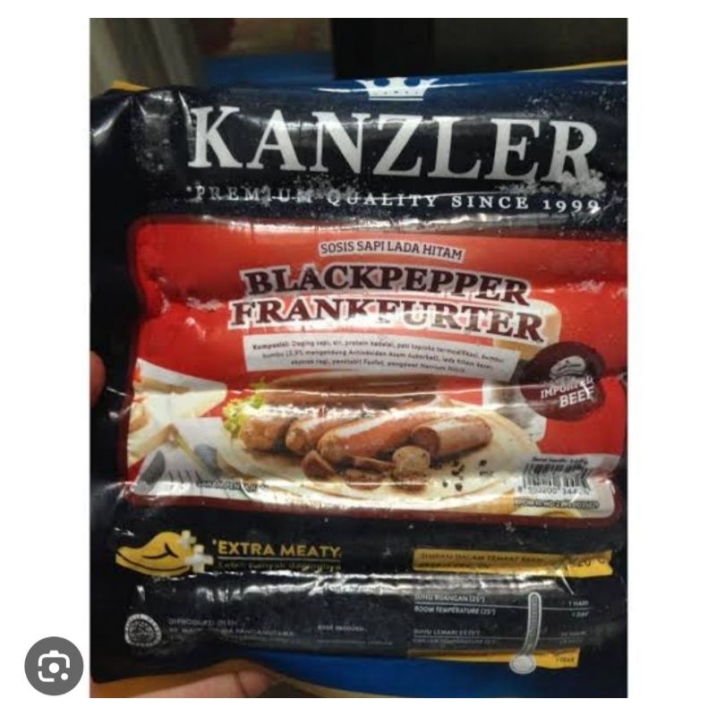 

Sosis Kanzler BLACKPEPPER isi 6pc