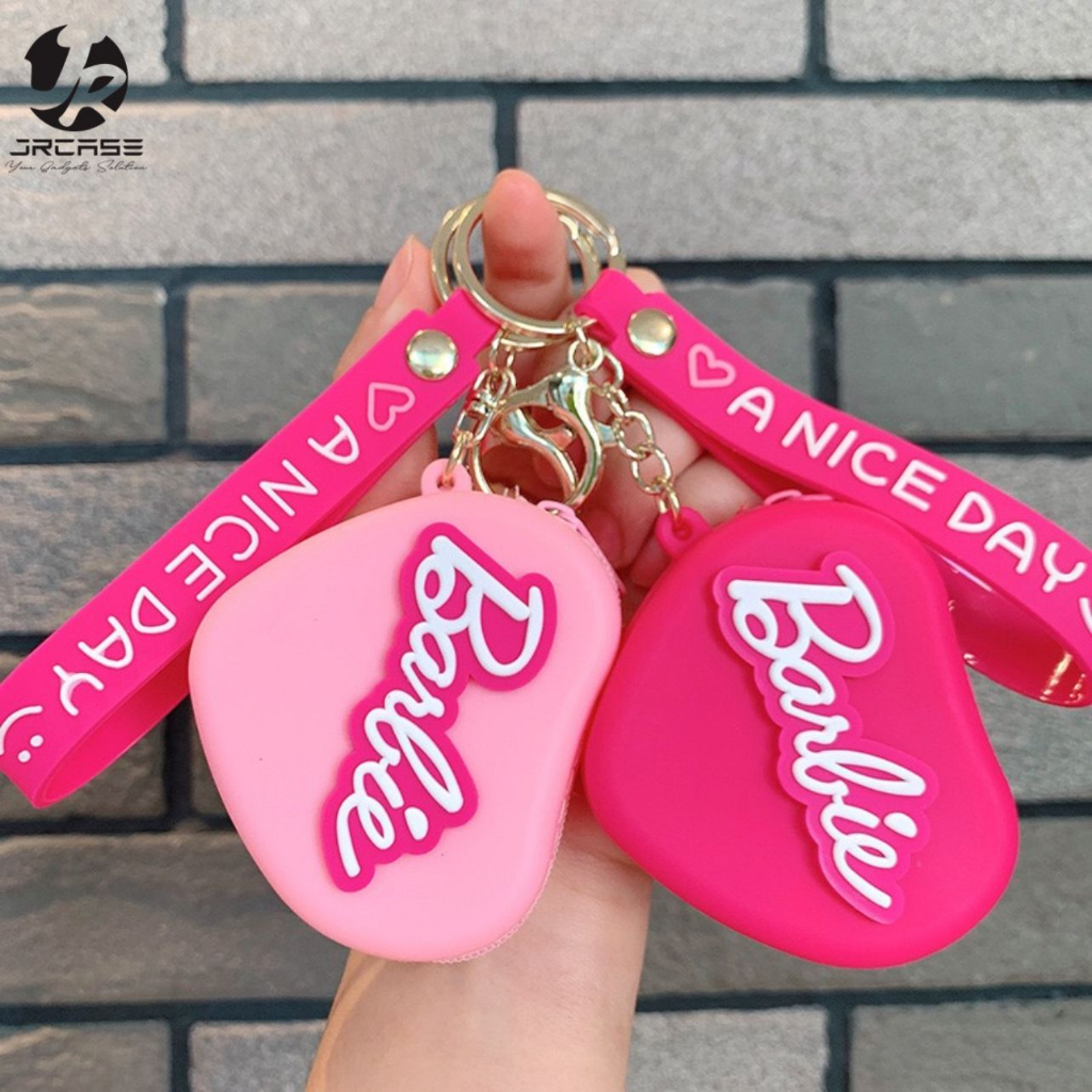 JRCASE Gantungan Lucu Mini Pouch / Dompet Kecil 3D Barbie Disney Stella Lou Kartun Kuromi Sonic Kara