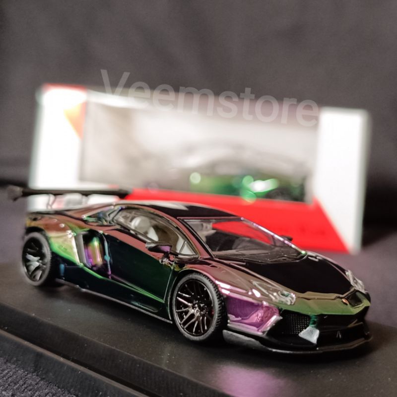 Die Cast 1:64 Lamborghini LB-Perfomance Aventador [TPC] Chameleon Midnight Purple