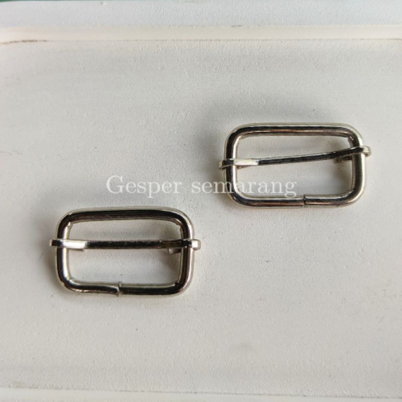 Ring jalan tas 2.5 cm Nikel 1 Lusin