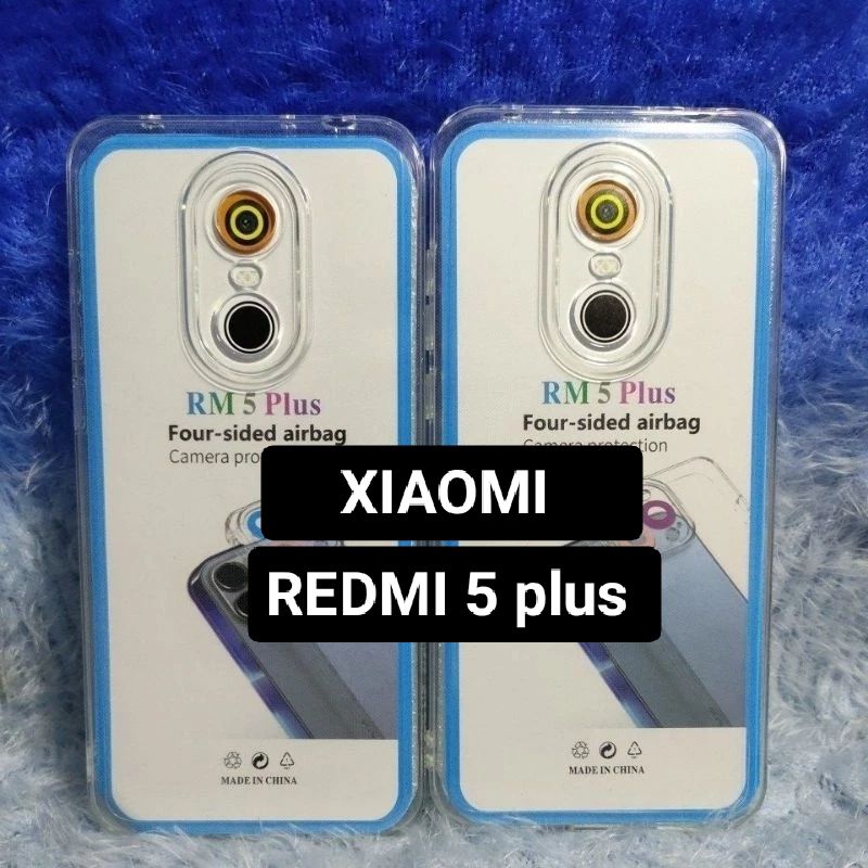 Softcase Silikon Transparan XIAOMI REDMI 5plus  Casing bening Clear transparan