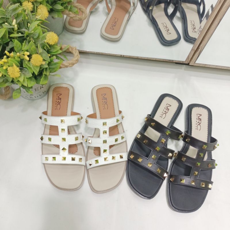 Sandal kulit garut/Sandal kulit wanita/Sandal papirut garut
