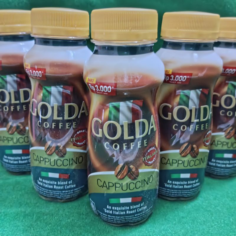 

GOLDA Coffee Cappucino Kopi Siap Minum Botol 200ML