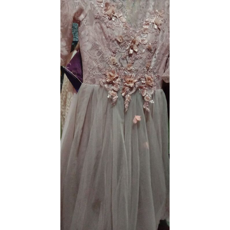 fairy Dress brukat mix tile halus preloved