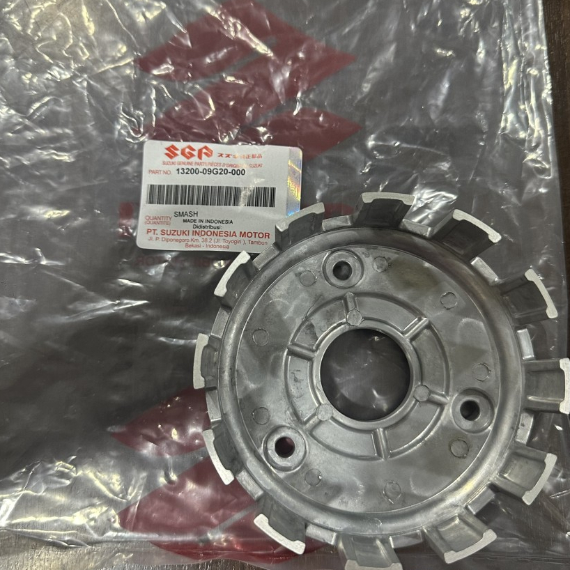 SMASH RUMAH KOPLING ALUMINIUM MANGKOK GEAR GIR MOTOR R 110 TITAN PLAT