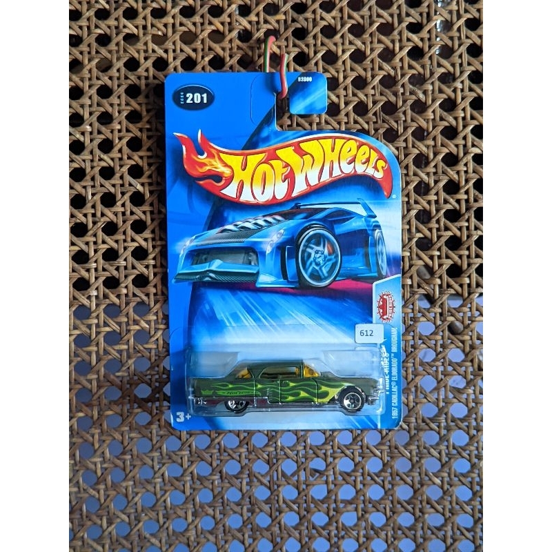 hotwheels hw  1957 cadillac eldorado brougham hijau doff  blue card lawas jadul retro