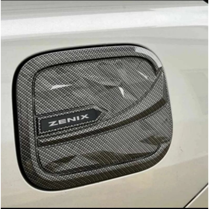 tank cover carbon innova zenix/tutup tengki mobil innova zenix warna karbon/tank cover innova zenix