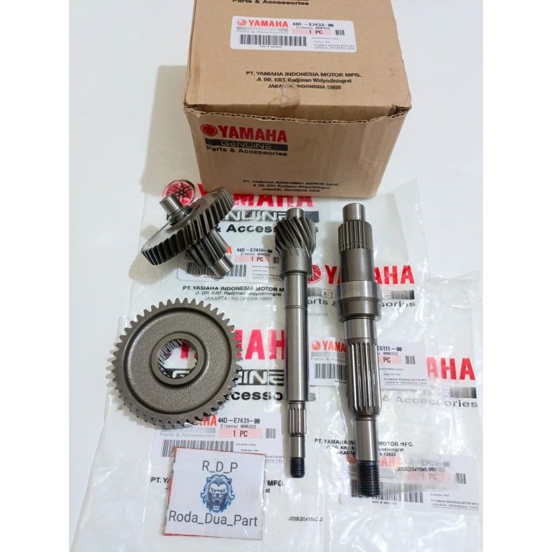 Gigi resio gear box komplit Yamaha Xeon GT Xeon rc kode part(44D)