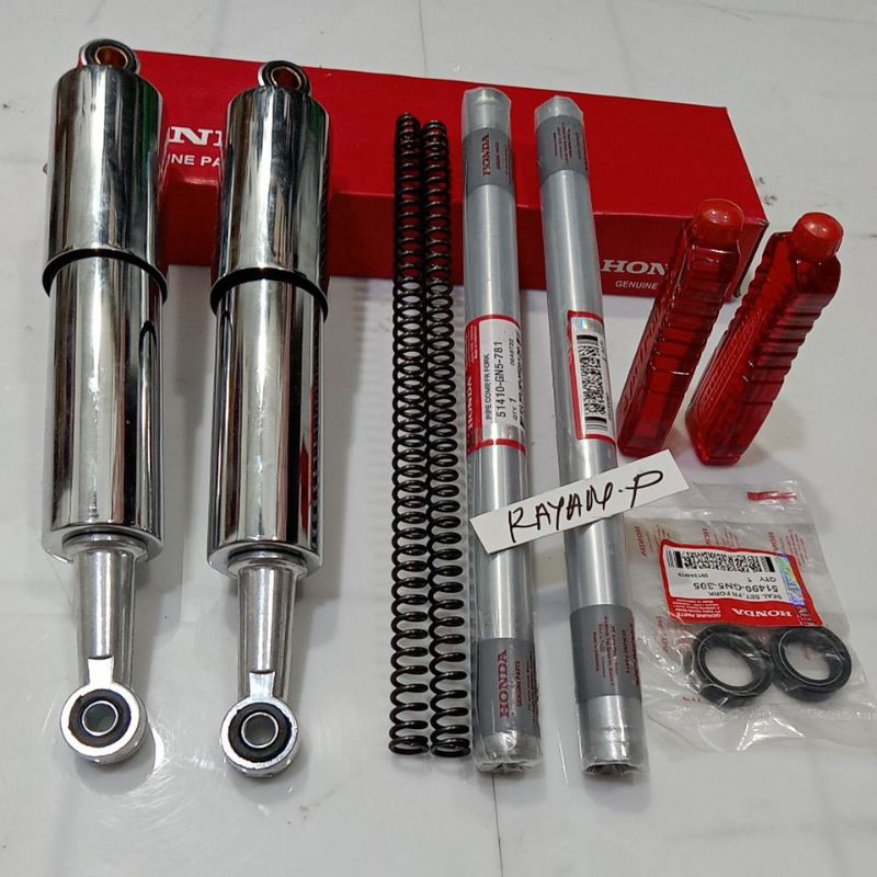 sok depan + belakang Astrea grand legenda per+sil+sok+oli