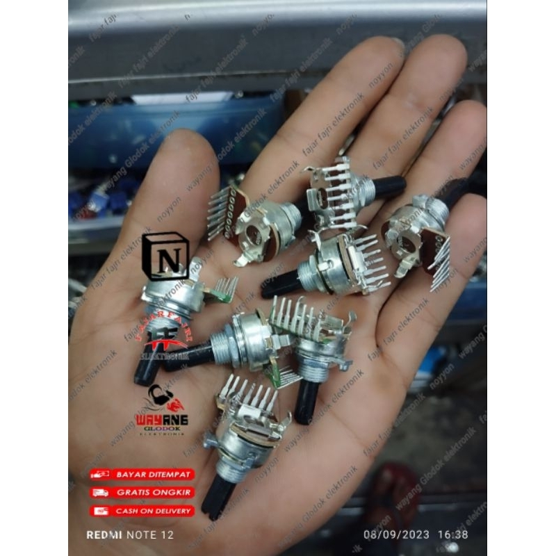 Potensio Polytron 7 pin Drat 50 kilo Volume speaker B503