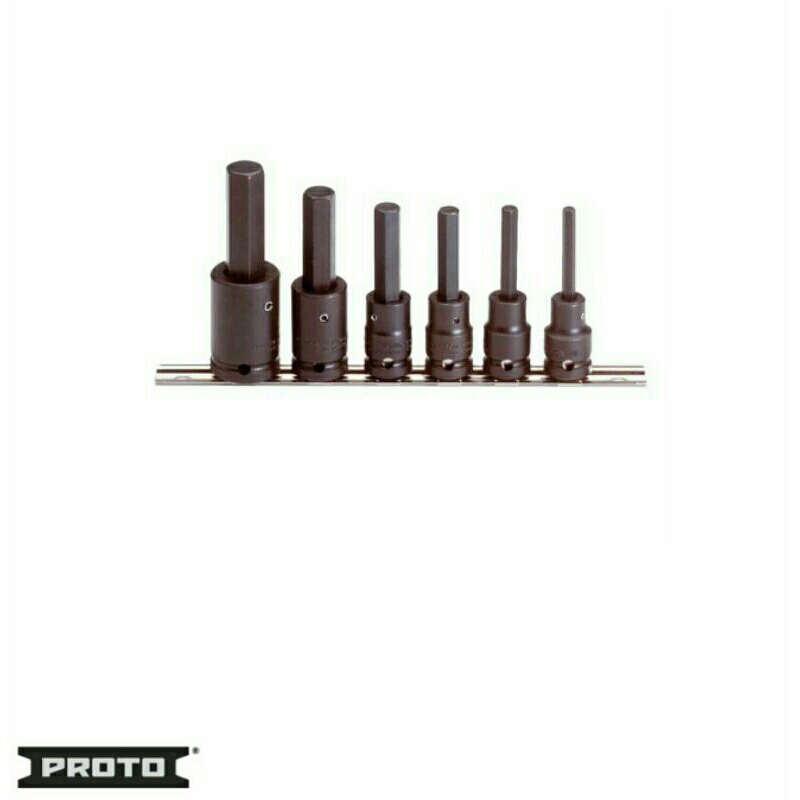 Proto 1/2" Drive 6 Piece Impact Socket Set -J74252
