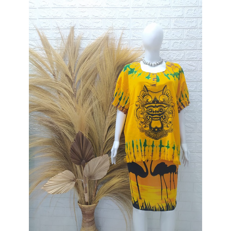 Atasan Bali Pelangi (Pria / Wanita) Yantren Barong Pantai