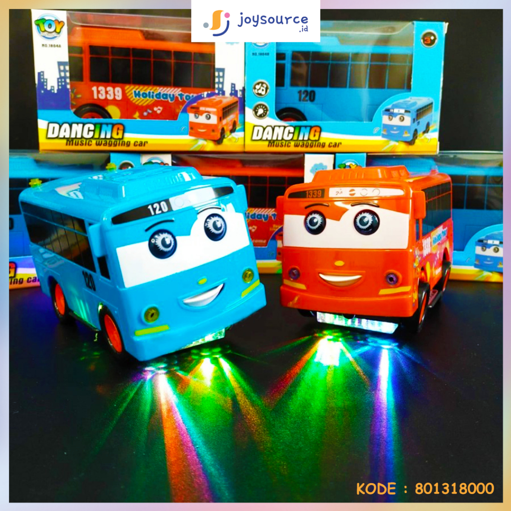Mainan truk oleng mainan tayo oleng dancing robot mobil bus tayo ada lampu dan musik MAINAN MOBIL OL