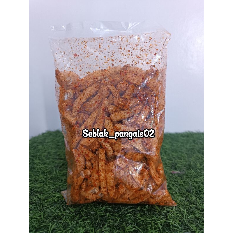

Basreng pedas bumbu kering daun jeruk isi 500 gram