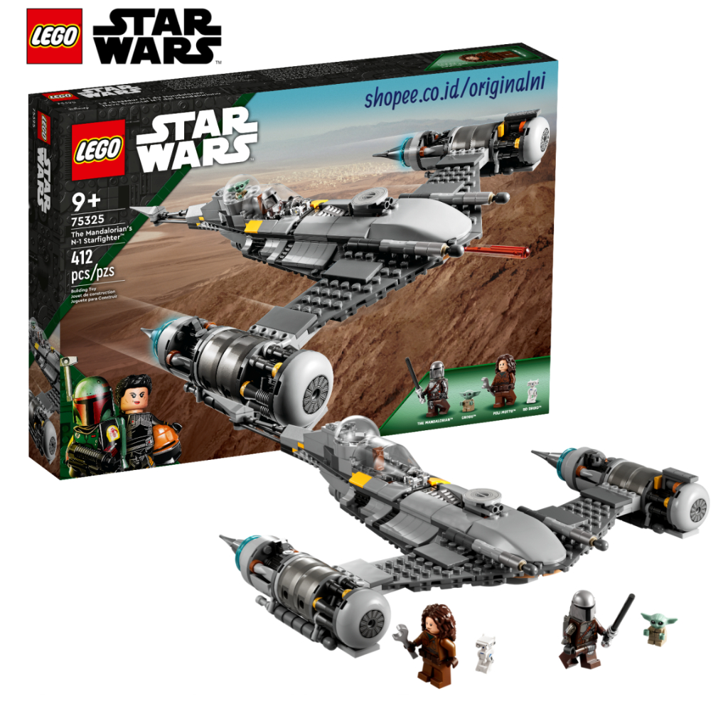 Lego 75325 Star Wars The Mandalorian's N-1 Starfighter - Lego Pesawat