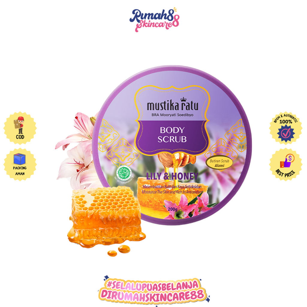 RSC 88 - MUSTIKA RATU Body Scrub 200gr - lulur perawatan tubuh