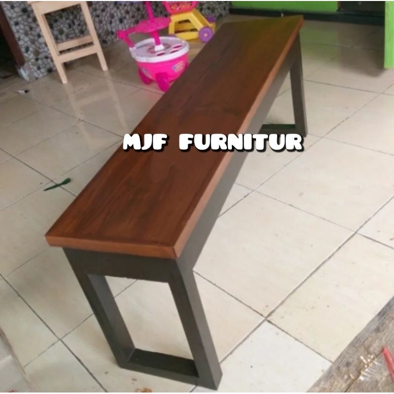 Bangku kayu Panjang/Kursi tunggu kayu/Bangku Cafe/Kursi taman/Kursi tunggu kayu/Kursi santai/Kursi t