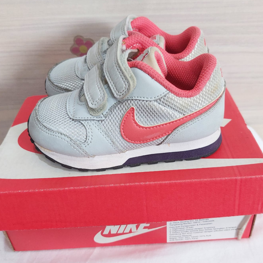 Nike MD Runner 2 TDV 807328-003 Grey Originals / Sepatu Sneaker Anak