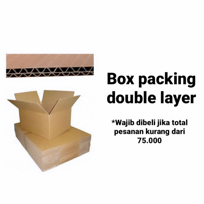 

Tambahan Kardus Packing Double Layer Diecast Hotwheels Bali