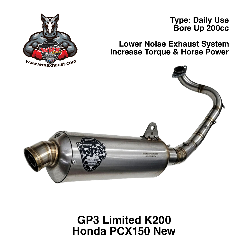 Knalpot WRX GP3 Limited K200 PCX150 New