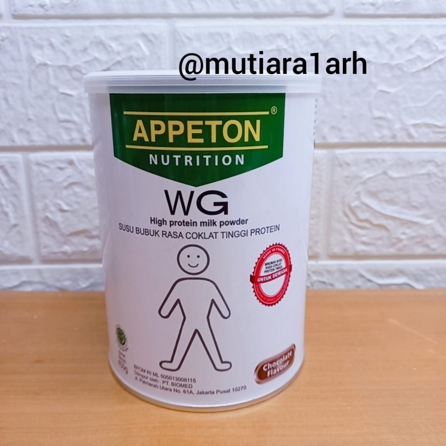 

APPETON WEIGHT GAIN ADULT 450 GR COKLAT