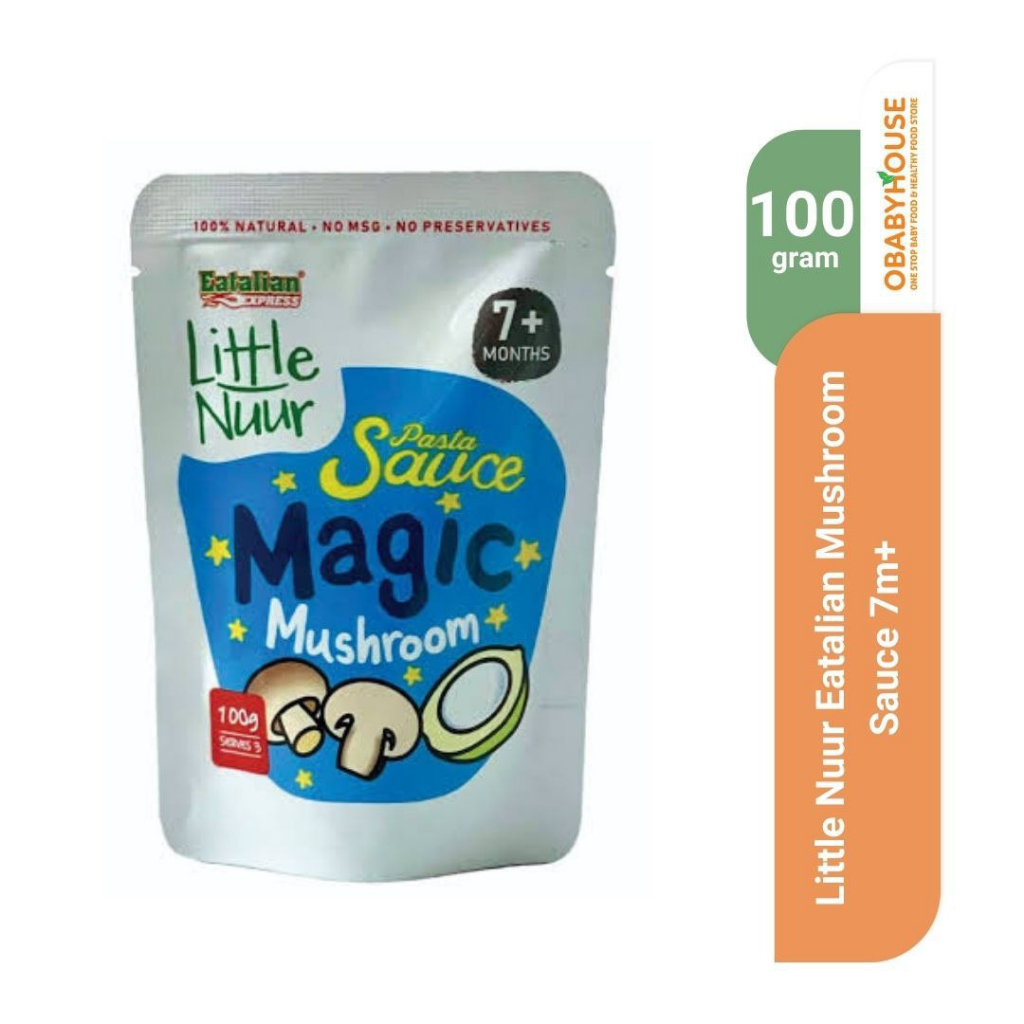 

Little Nuur Eatalian Mushroom Sauce 7m+ 100 gr (Exp 22 Mei 2025)