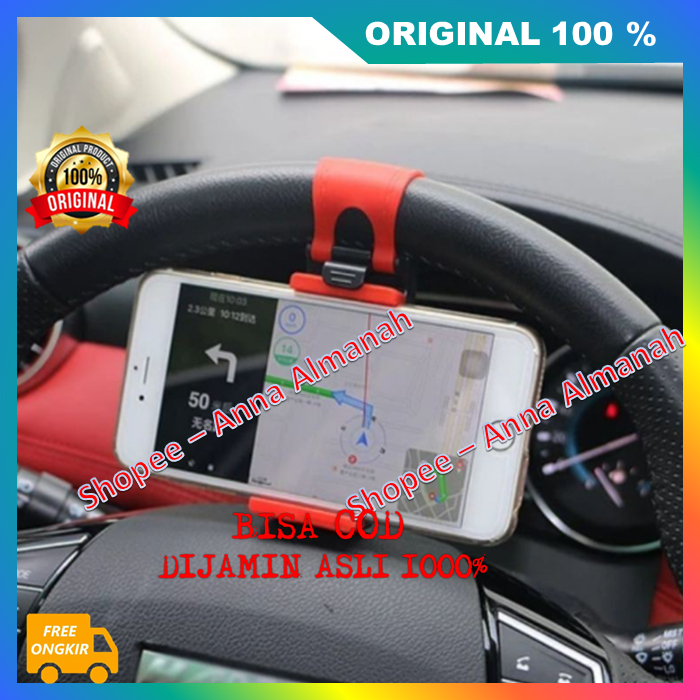 BELI 1 GRATIS 1 Rubber Stirrer HP Holder Dudukan HP Karet Stir Holder Jepit Stir Mobil