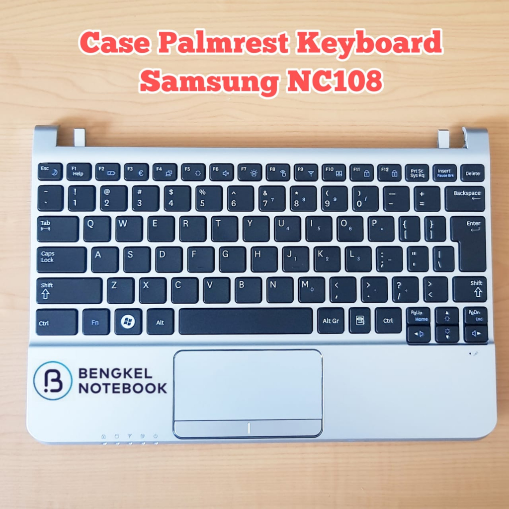 Case Casing Palmrest Keyboard Samsung NC108 NC110 Touchpad Enter L