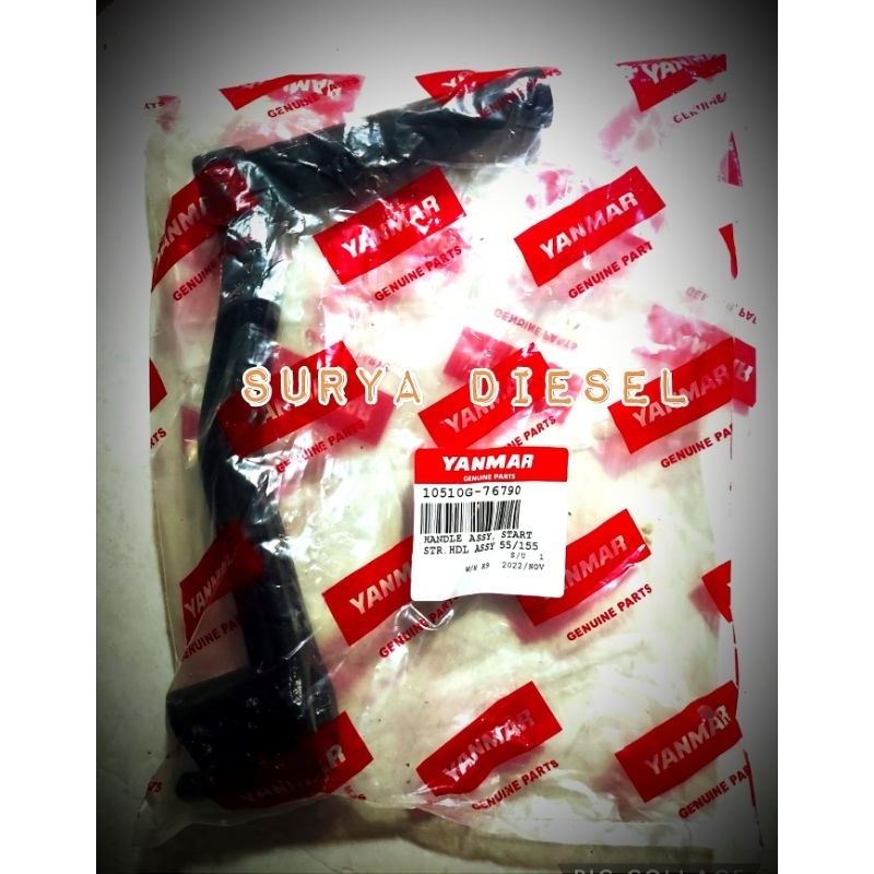 slenger engkol starter handle assy start yanmar tf 55-155 original asli ori