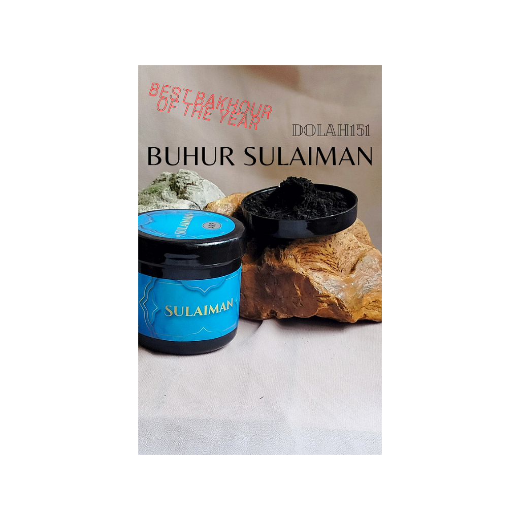 buhur bubuk 60gr SULAIMAN buhur pengharum ruangan wewangian rumah majlis aromatherapy